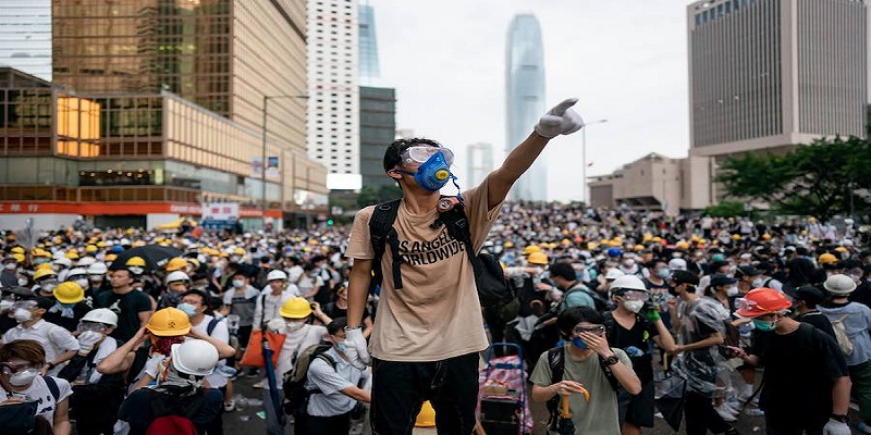 протесты в Гонконге